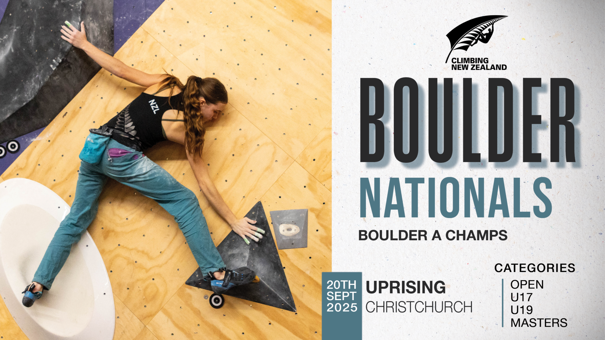 Climbing NZ 2025 Boulder Nationals